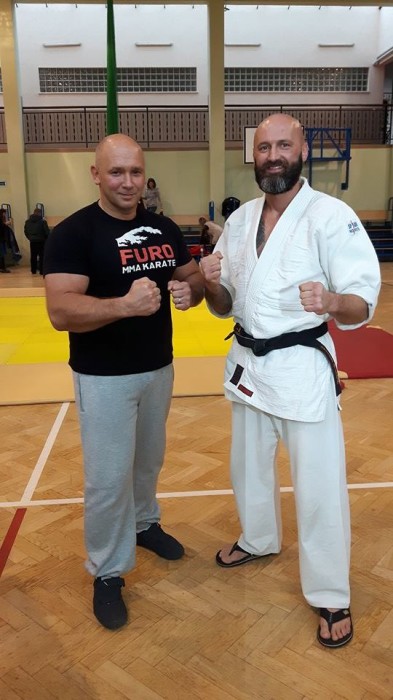 Ogólnopolski Turniej Furo Karate w Wiśniowej Górze sensei Kamil Bazelak i sensei Robert Musierowicz
