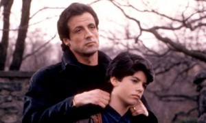 Sylwester Stallone i Sage Stallone 