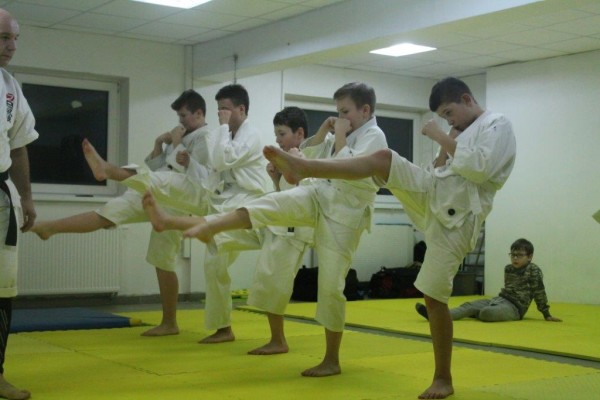 Egzaminy na pasy juiniorów do 16 lat Furo Karate w VTP Gym w Andrespolu (4)
