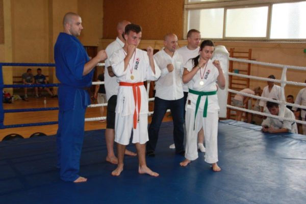 91 Grand Prix Furo Karate Radosław Kostrubiec, Robert Musierowicz, Jan Schneider, Adam Mieszkowski